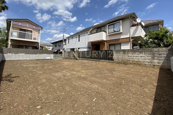 「用賀」 土地 販売現地(2021.4撮影)