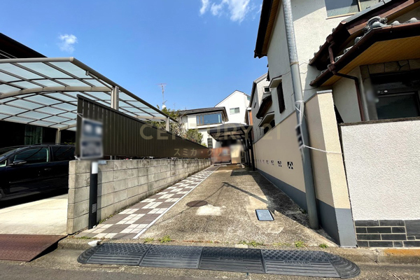 大田区久が原六丁目 土地 販売現地(2021.3撮影)