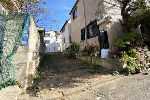 大田区鵜の木3丁目 売地 販売現地(2020.12撮影)