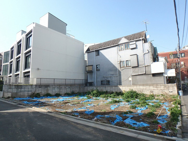 「麻布十番」売地 現地(H30.3撮影)