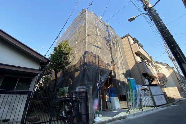 大田区中央3丁目 新築分譲住宅 建物外観(2021.1撮影)