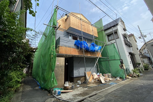 「大鳥居」 新築一戸建て 外観(2021.7撮影)