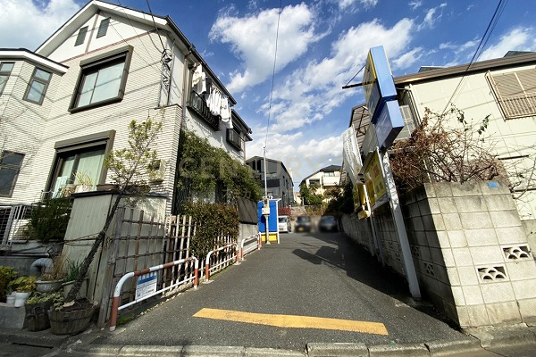 「久が原」 売地 販売現地(2020/12撮影)