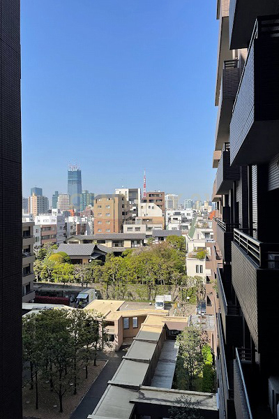 ファミールグラン三田伊皿子坂 北東側バルコニーからの眺望