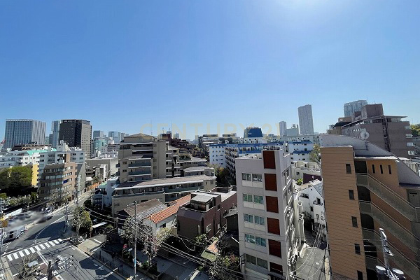 ファミールグラン三田伊皿子坂 南西側バルコニーからの眺望