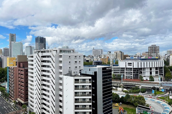 エスト・グランディール横濱関内 北西バルコニーからの眺望