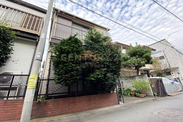世田谷区松原 建築条件無し土地 現地(2020.11撮影)