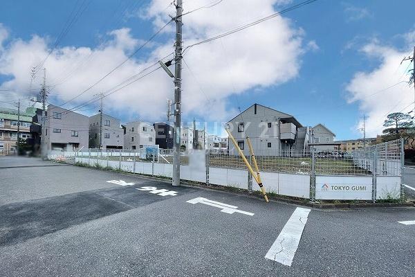 「二子玉川」建築条件付売地/F区画 販売現地(2025.4撮影)