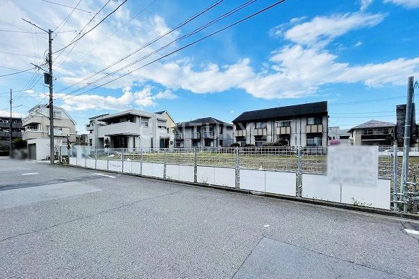 「二子玉川」建築条件付売地/C区画 販売現地(2025.4撮影)