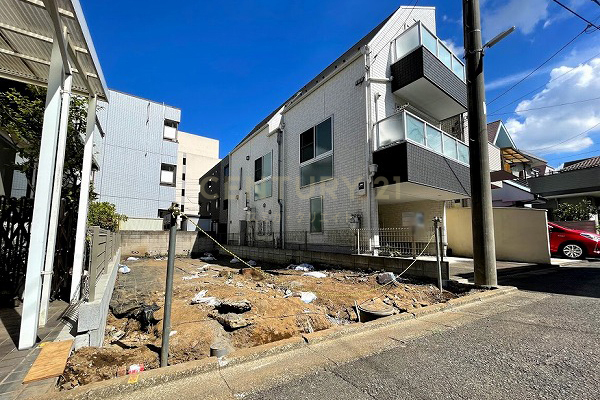 「馬込」 新築一戸建て 販売現地(2021.8撮影)