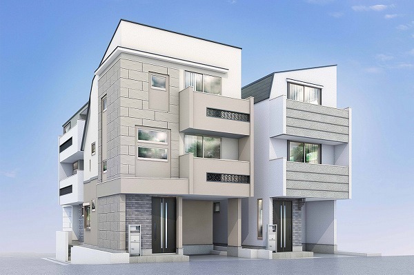 大田区中央8丁目 新築分譲住宅 D号棟 完成予想イメージパース