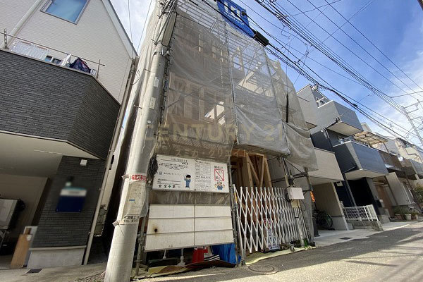 「雑色」 新築一戸建て 販売現地(2022.9撮影)