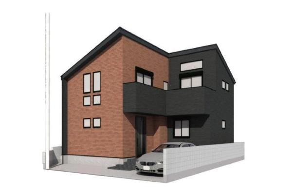 「ひばりヶ丘」 新築一戸建て 建物完成予想パース