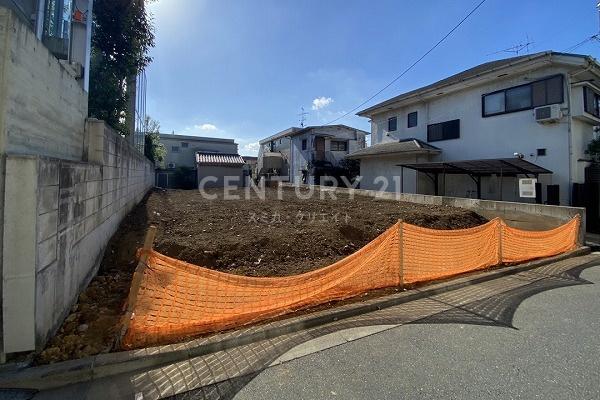 渋谷区西原一丁目 建築条件付売地 販売現地(2023.9撮影)