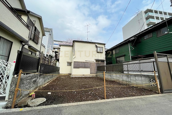 「目黒」 売土地 販売現地(2022.4撮影)