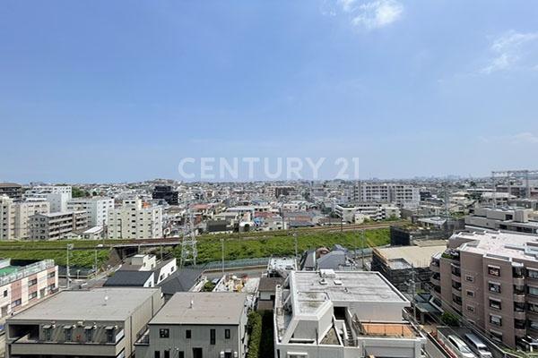 石川台ハイライズ バルコニーからの眺望