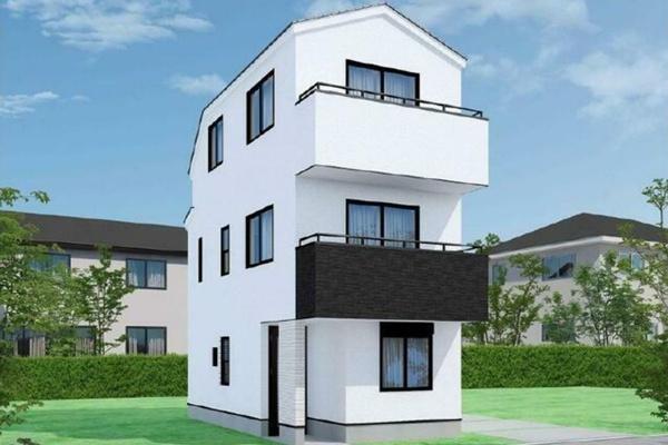 「大鳥居」 新築一戸建て 建物完成予想パース