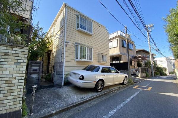 「中目黒」 土地 販売現地(2022.10撮影)