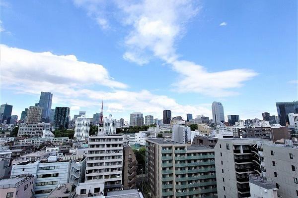 三田シティハウス バルコニーからの眺望