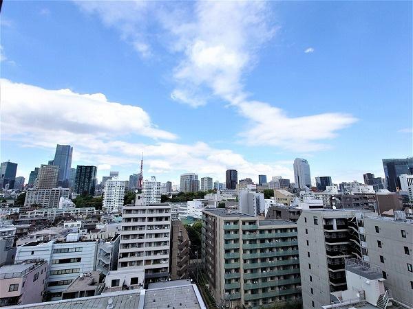 三田シティハウス バルコニーからの眺望