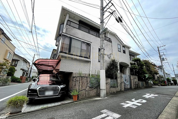目黒区目黒4丁目 中古戸建 建物外観(2021.9撮影)