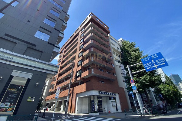 グランドメゾン麻布一の橋 建物外観(2021.7撮影)