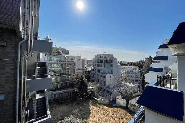 ルピナス渋谷桜丘ガーデンコート バルコニーからの眺望