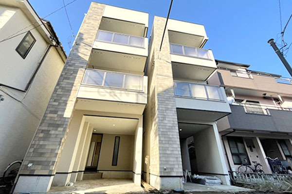 「糀谷」 新築分譲住宅 A号棟 建物外観(2021.2撮影)
