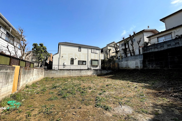 大田区久が原4丁目 売地 販売現地(2021.3撮影)
