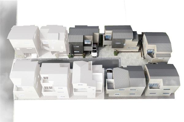 ソアヴィータ下井草II 第一期/8号棟 建物完成予想パース