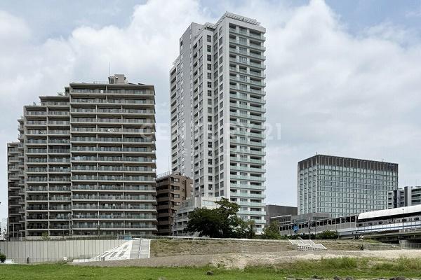 プラウドタワー二子玉川 建物外観(2025.5撮影)