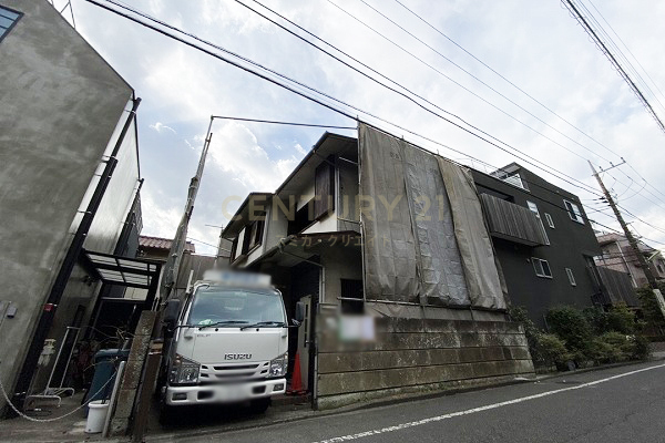 世田谷区野毛 売地 販売現地(2021.1撮影)