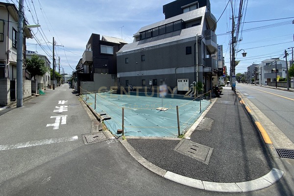 「上野毛」 売地/B区画 販売現地(2022.5撮影)