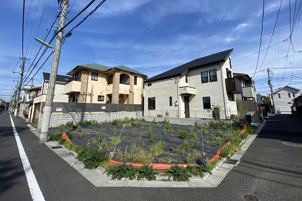 「雪が谷大塚」 売地 販売現地(2022.5撮影)