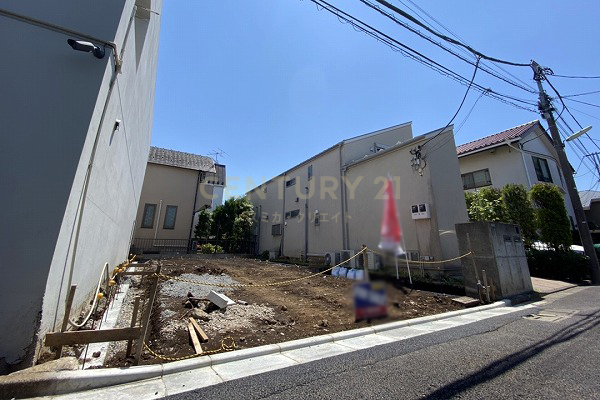 「自由が丘」 土地 販売現地(2022.5撮影)
