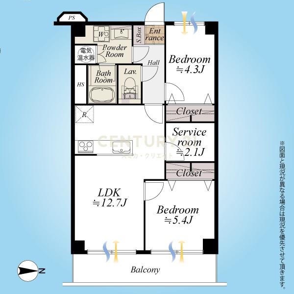 ニューライフマンション東糀谷 間取図