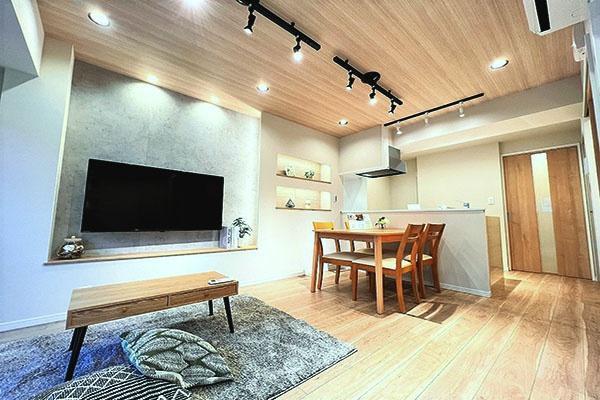 三軒茶屋ダイヤモンドマンション リビングダイニングルーム