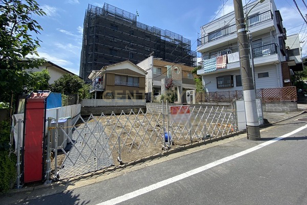 「西馬込」 新築一戸建て 販売現地(2021.7撮影)