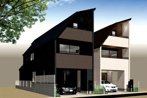 「西大井」 新築分譲住宅/B号棟 建物完成予想パース