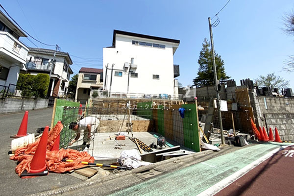 目黒区八雲 新築分譲住宅/B号棟 販売現地(2022.4撮影)