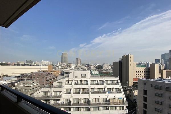 朝日シティパリオ中目黒 バルコニーからの眺望