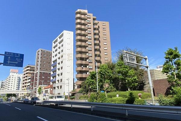 朝日シティパリオ中目黒 建物外観(2022.9撮影)